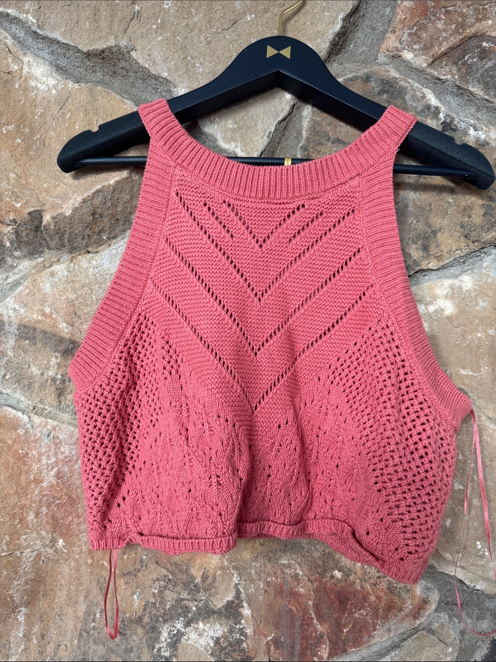 House of Harlow 1960 crochet Knit top